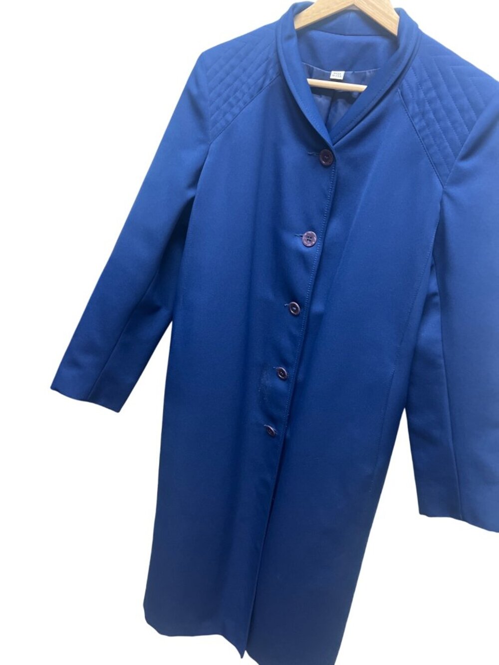 Forecaster of Boston Vintage 70's Royal Blue Trench Coat